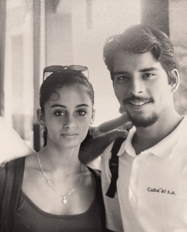 Biografía de Luis Silva, más allá de Pánfilo Epifanio 2 Luis Silva antes de ser Pánfilo, con su esposa